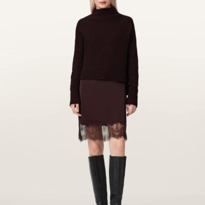 AllSaints Red Eloise Dress