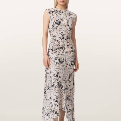 AllSaints White Noor Dress