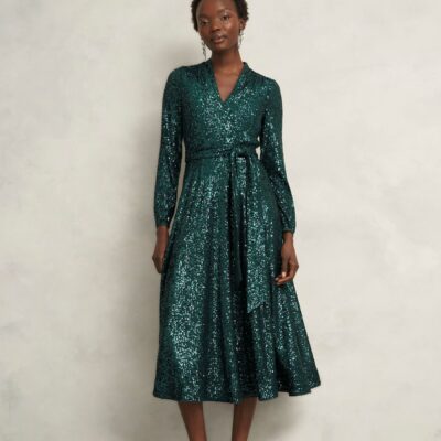 Hobbs Green Meadow Dress