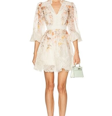 Zimmermann Luna Lace Lantern Dress