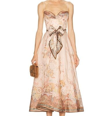 Zimmermann Alchemy Structured Midi Dress