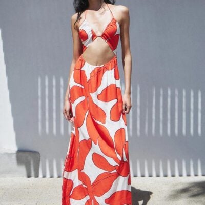 Lulu & Rose Priya Maxi Dress Size XL Reef