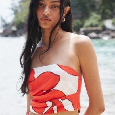 Lulu & Rose Priya Tube Top Size L Reef