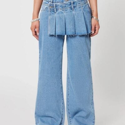 Abrand 95 Baggy Skean Gigi Size AU 6 / W 24" Mid Blue