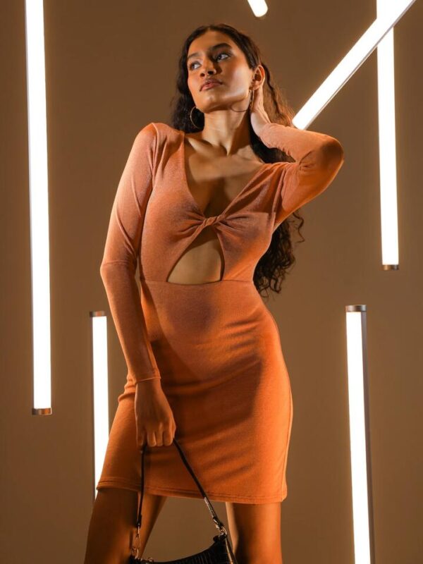 First Mse Benny Twist Front Dress