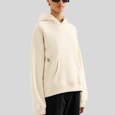 Nude Lucy Fiamma Hoodie Size M Ivory