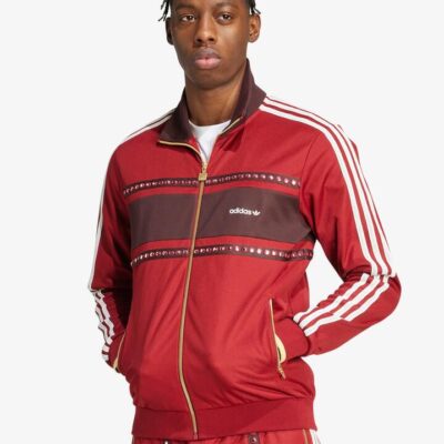 Adidas Track Top Size XS rust red