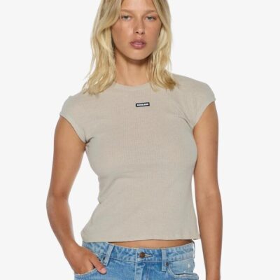 Ksubi Staple SS Tee Size XS TAUPE