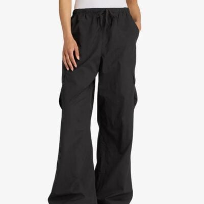 New Balance Woven Cargo Pants Size L Black