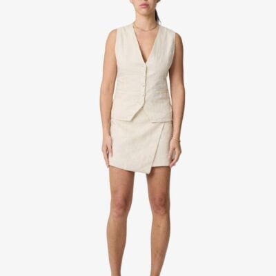 Lulu & Rose Camille Vest Size L Natural