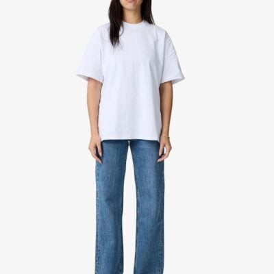 Lulu & Rose Bloom Oversized Tee Size XL Off White