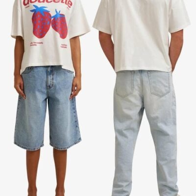 Doucette Unisex Live Sweet Compact Tee Size XS Ivory