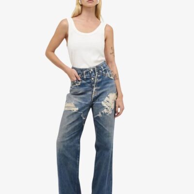 Neuw Coco Relaxed Digital Summer Size AU 7 / W 25" MID VINTAGE INDIGO