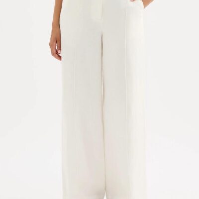 Nude Lucy Womens Theo Linen Pant Linen White Size S