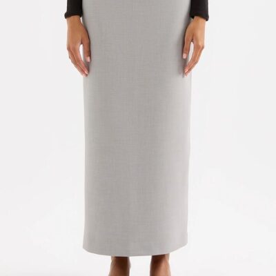 Nude Lucy Womens Elena Maxi Skirt Grey Size Xs