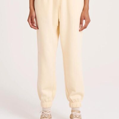 Nude Lucy Womens Carter Curated Trackpant Cotton Yellow Size Xxl
