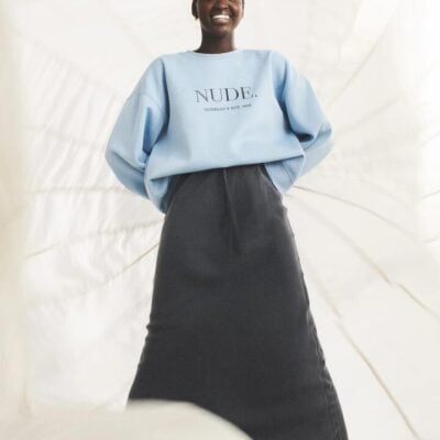 Nude Lucy Womens Nude. Sweat Cotton Blue Size Xxs