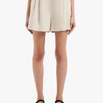 Nude Lucy Thilda Tailored Shorts Size XS Natural