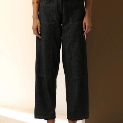 POL MUHLE DENIM BARREL PANT