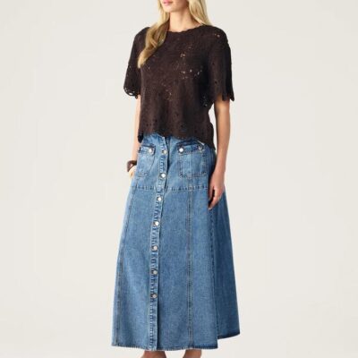 MOS The Label Anouk Crochet Top | MOS The Label