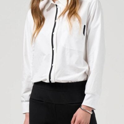 Madly Sweetly Mixed Media Shirt