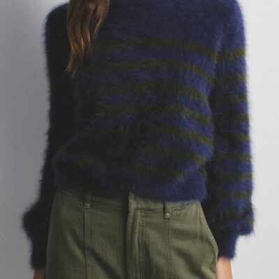 World Of Nomads Tara Stripe Cashmere Knit