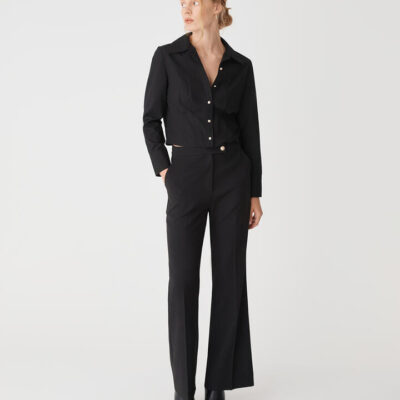 FORCAST Gabby Pleated Hem Shirt