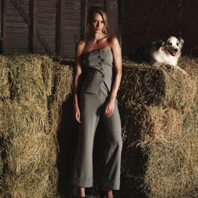 FORCAST Flynn Wide Leg Cuff Pants