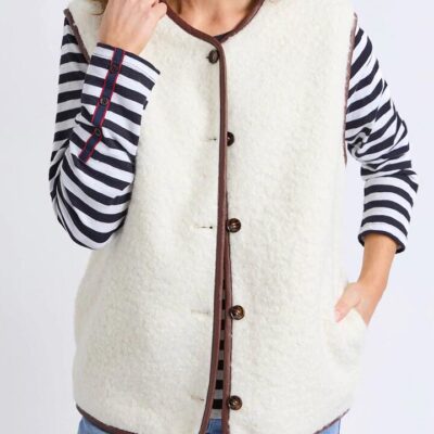 Elm Sherling Vest — Marshmellow