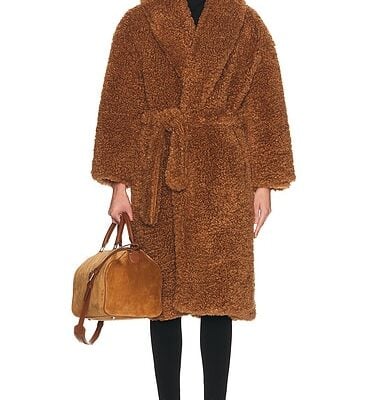 Atlein Long Teddy Wrap Coat