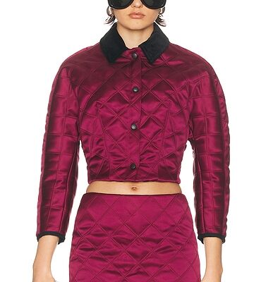 Atlein Cropped Quilted Jacket