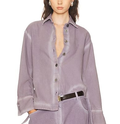 THE ATTICO Bomber Shirt Jacket