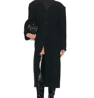 Alexander Wang Collarless Elasticated Waist Coat