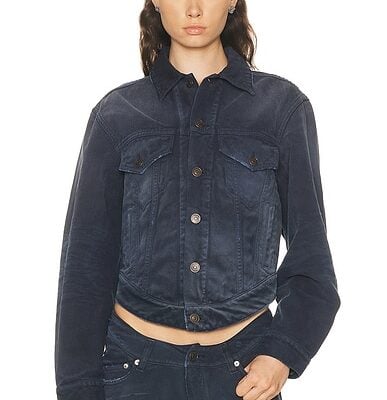 Balenciaga Curved Waistband Jacket
