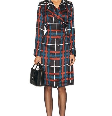 Burberry Sally Patterned Trenchcoat