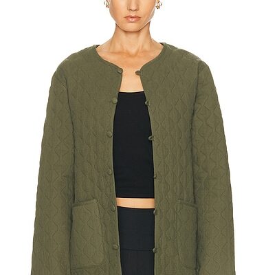 DONNI. The Quilted Loop Jacket