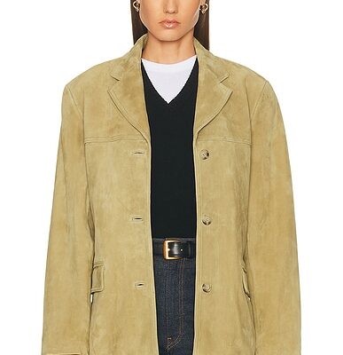 EAVES Aroa Suede Blazer Jacket