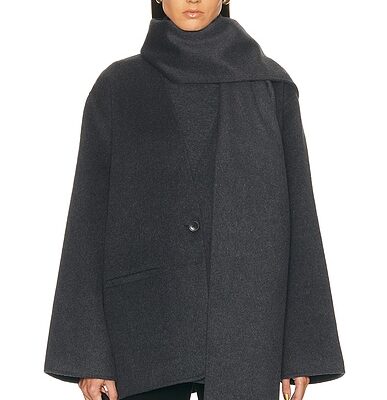 EAVES x Coco Ragni Wool Scarf Jacket
