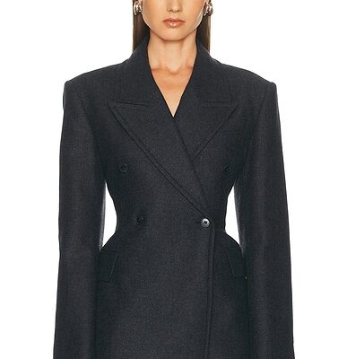EAVES Hulda Wool Flannel Blazer