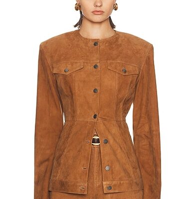 Haikure Temple Suede Jacket