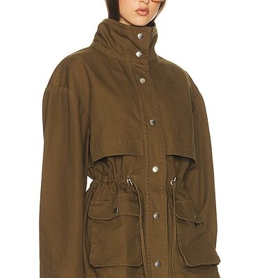 Helsa Garment Washed Utility Jacket
