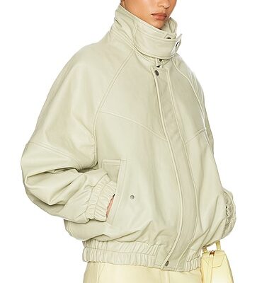 Helsa The Oversized Leather Bomber