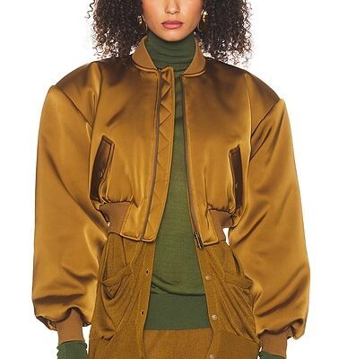 Helsa The Satin Puff Bomber