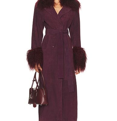 retrofete Britta Coat in Port