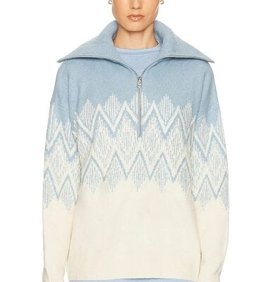 Varley Hedda Fairisle Half Zip Jacket