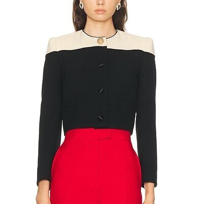 Valentino Wool Crepe Jacket