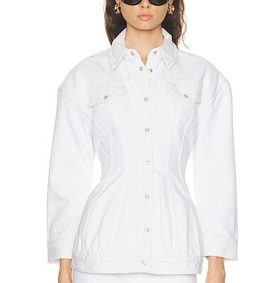 WARDROBE.NYC Denim Contour Jacket