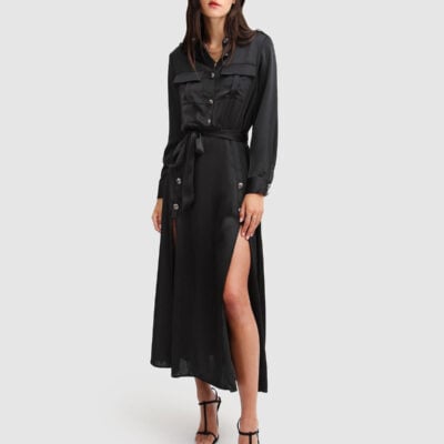 Belle & Bloom Lover To Lover Maxi Shirt Dress