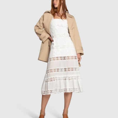Belle & Bloom The Wild Rose Hour Lace Midi Dress