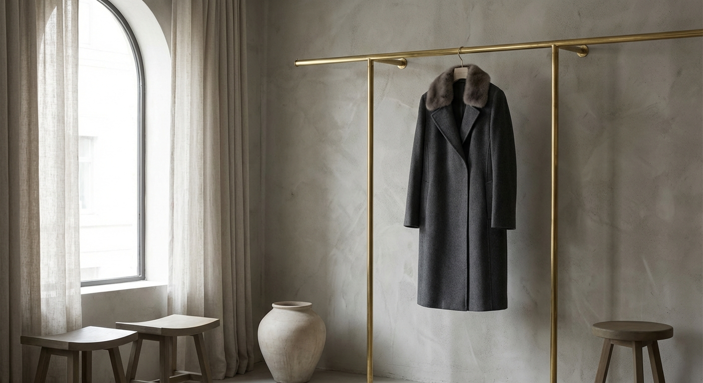 Elegant winter coat in boutique - Best Winter Coats Australia 2026